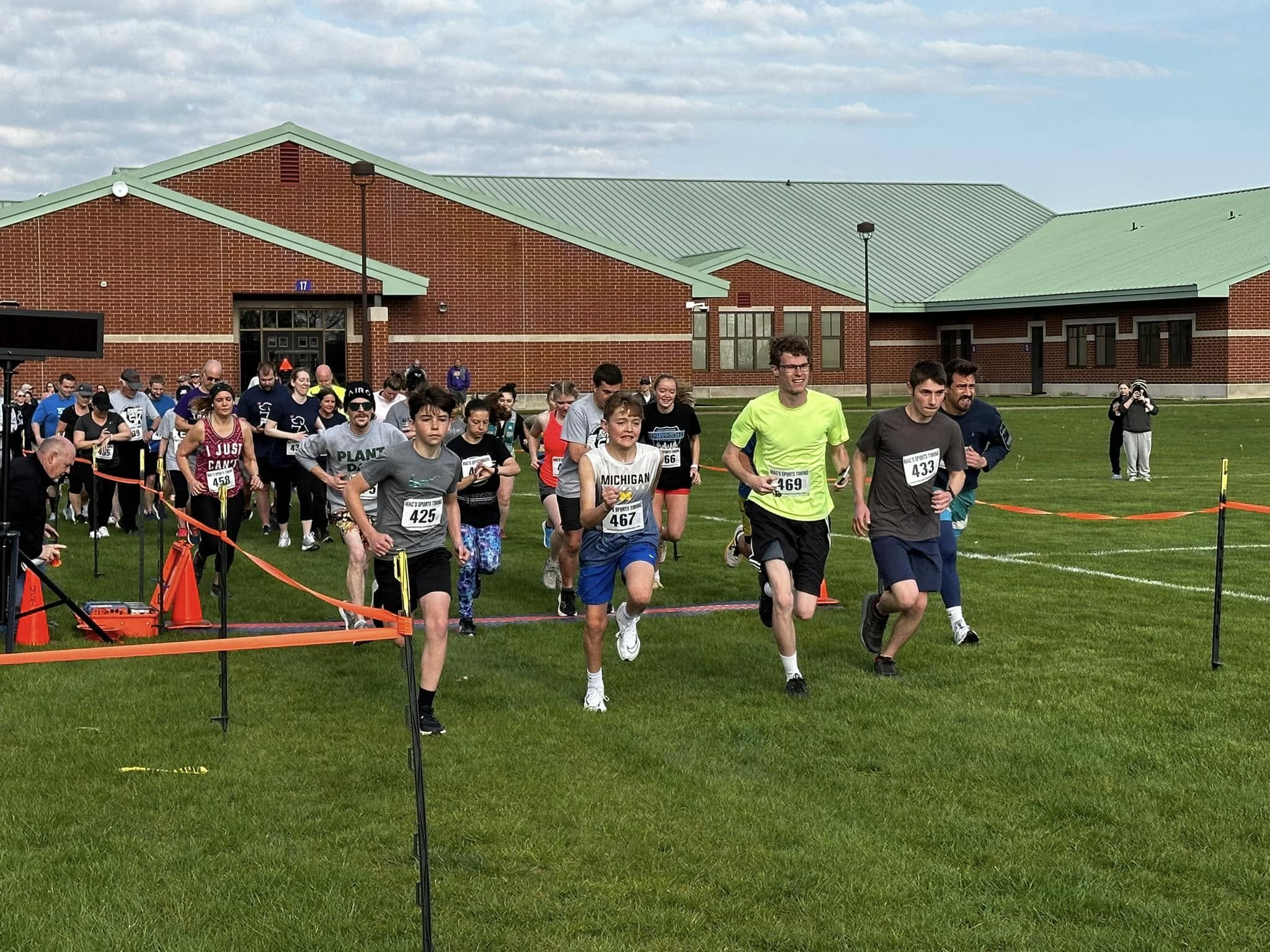 Runners take off at the 2024 Run For The Future 5K race