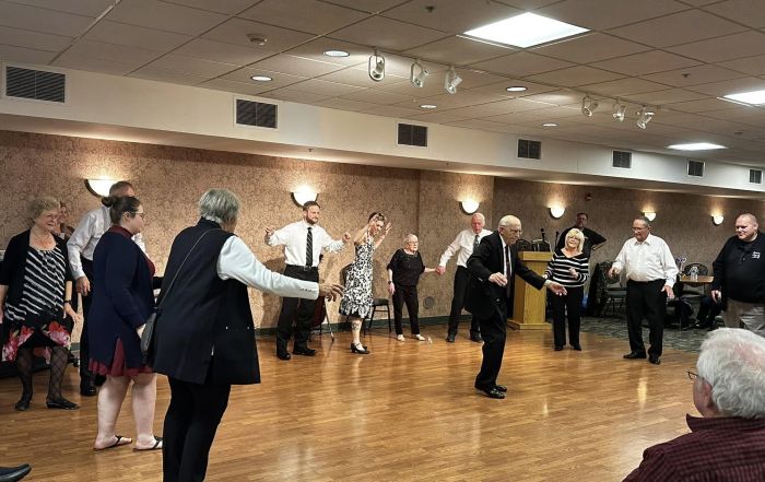 Local dancers perform at the Three Rivers Promise Brush Strokes & Beats art auction