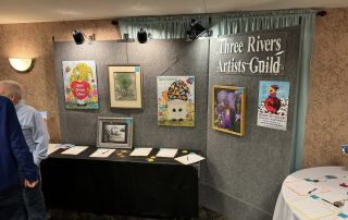 Art work donated from the Three Rivers Artists Guild